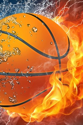 мяч баскетбол огонь вода