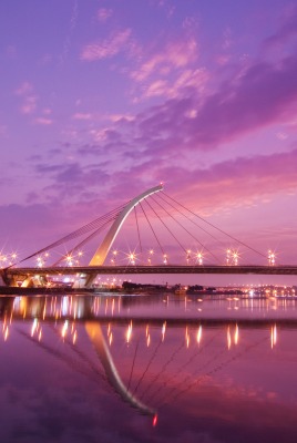 страны архитектура ночь мост