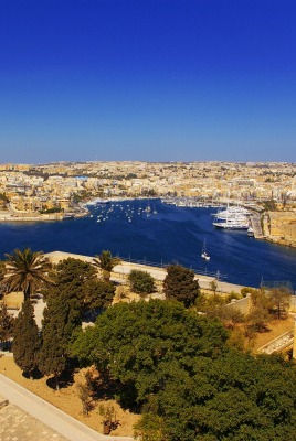 Zabbar City архитектура дома панорама. город Malta Мальта