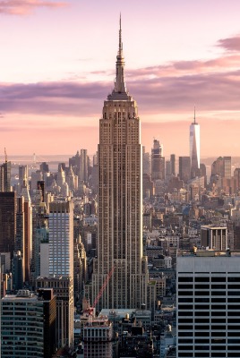 empire state building нью-йорк небоскребы город высота