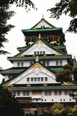 дворец япония крыша