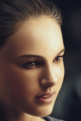 Рисованная модель Natalie Portman