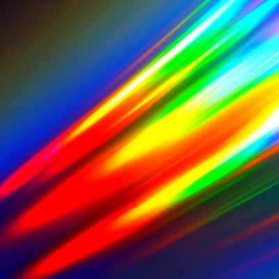 линии краски цвета радуга