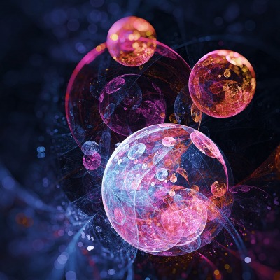 абстракция пузыри частицы