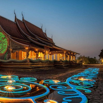строение храм тайланд