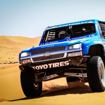 Chevrolet  в пустыне