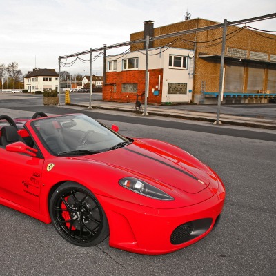 красный спортивный автомобиль Ferrari F430 red sports car