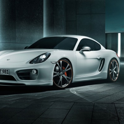 белый автомобиль porsche cayman white car