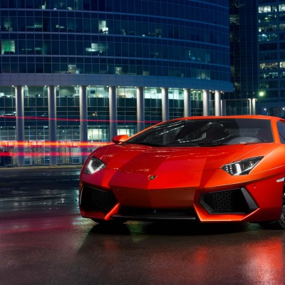 спортивный автомобиль красный lamborghini