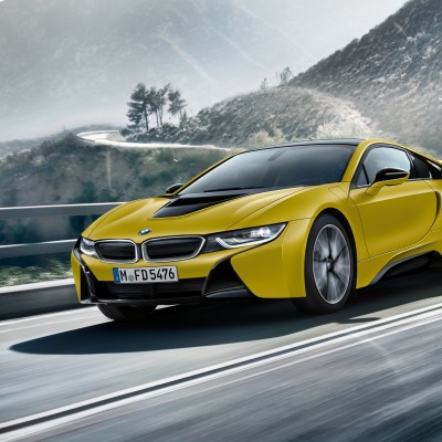 BMW i8 горы дорога