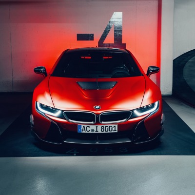 BMW i8 купе парковка