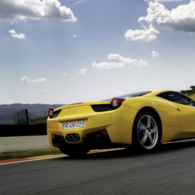 Ferrari 458 спортбайк небо дорога