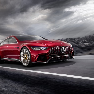 Mercedes-AMG GT Concept дорога мрак