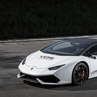 lamborghini белая спорткар асфальт