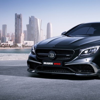 brabus 850 суперкар море дорога небоскребы