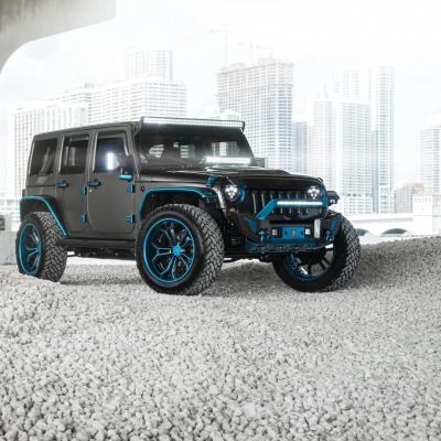 Jeep Wrangler мост камни