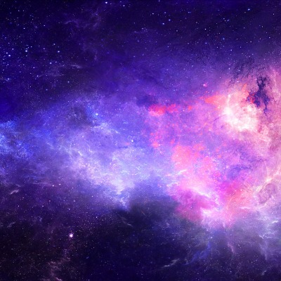 туманность галактика аврора свечение звезды космос