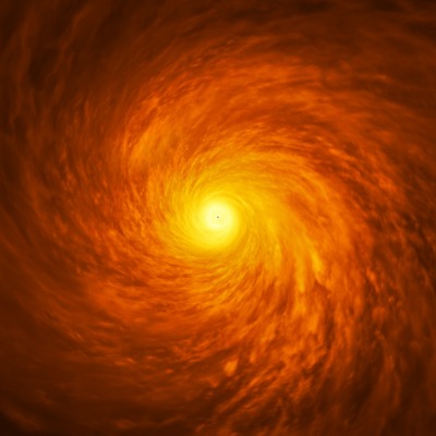 галактика спираль черная дыра