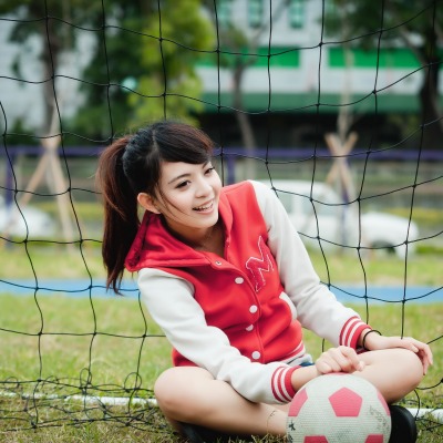 девушка спорт футбол