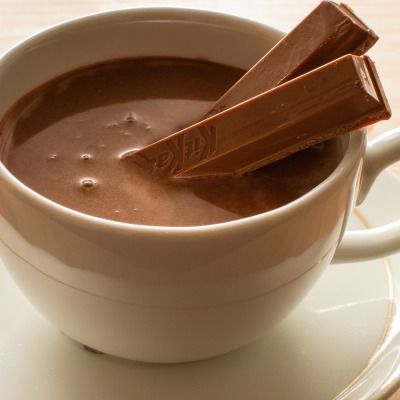 Горячий шоколад из KitKat