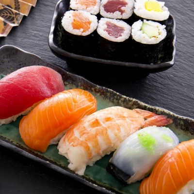 еда суши роллы вассаби япония