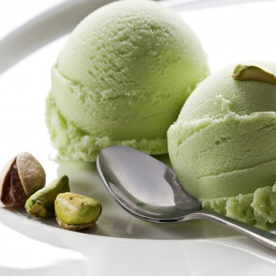 мороженое шарики фисташковое ice cream balls pistachio