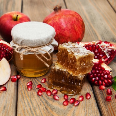 мед яблоки гранат соты