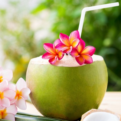 коктейль кокос цветок