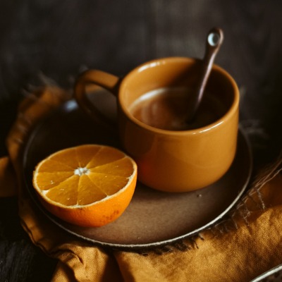 кофе апельсин завтрак