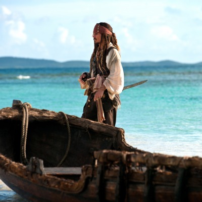 пираты карибского моря джек воробей фильм море лодка