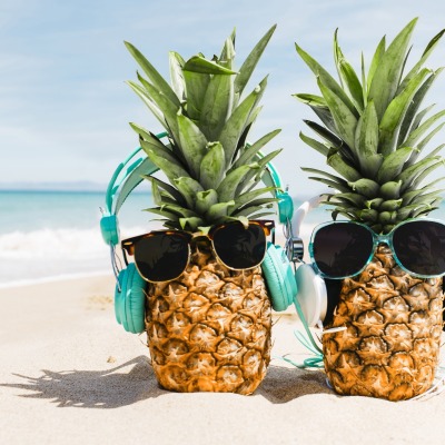 отдых ананас очки пляж лето