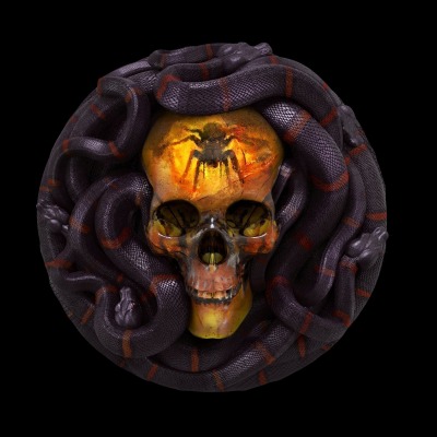 череп змея эмблема
