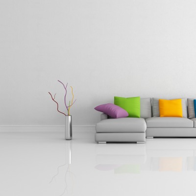 диван подушки ваза минимализм