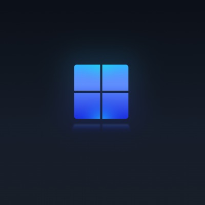 windows логотип неон свечение