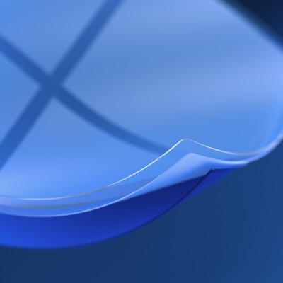 windows логотип голубой стеклянный
