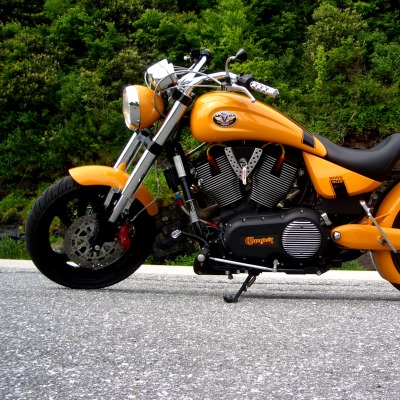 мотоцикл оранжевый motorcycle orange