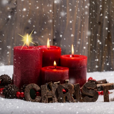Рождество свечи надпись Christmas candles the inscription