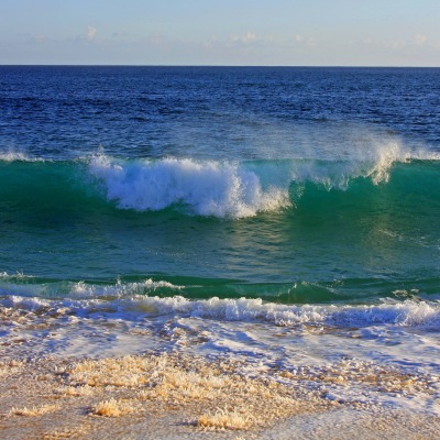 природа море волны горизонт