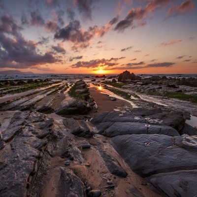 природа камни облака море nature stones clouds sea