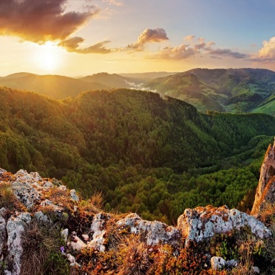 горы скалы закат mountains rock sunset