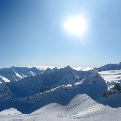 снег горы солнце snow mountains the sun