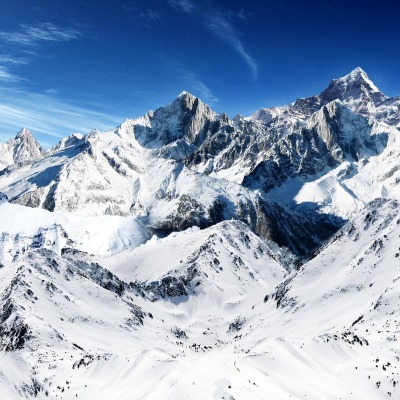 горы вершины снег mountains the top snow