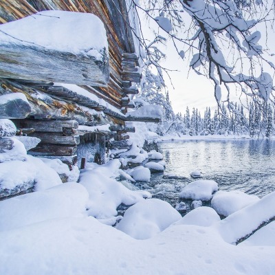 снег зима озеро snow winter the lake