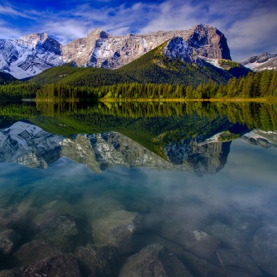 гора отражение озеро mountain reflection the lake