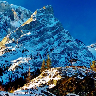 гора снег mountain snow