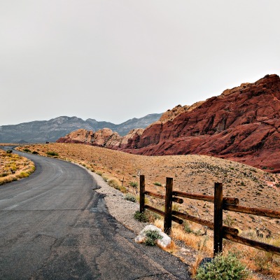 дорога скалы красные road rock red