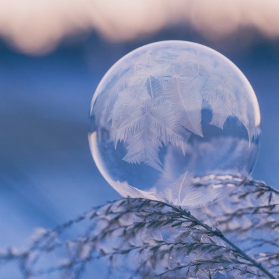 пузырь зима иней мороз