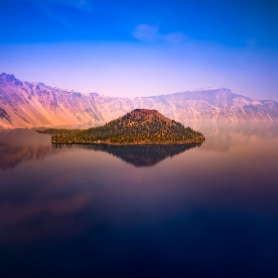 остров озеро штиль высота горы