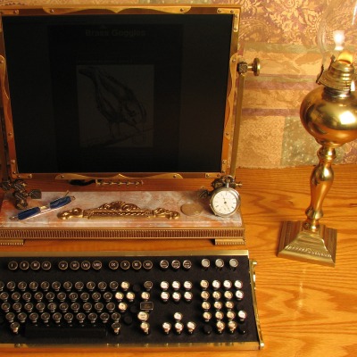 Компьютер под стиль 19 века