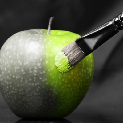 яблоко рисунок графика кисть Apple figure graphics brush